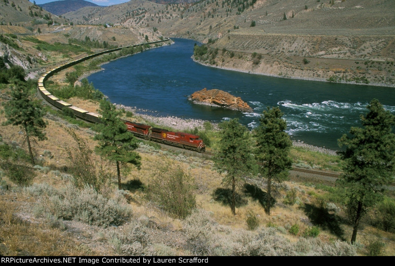 CP 9831 w/b Spences Bridge BC